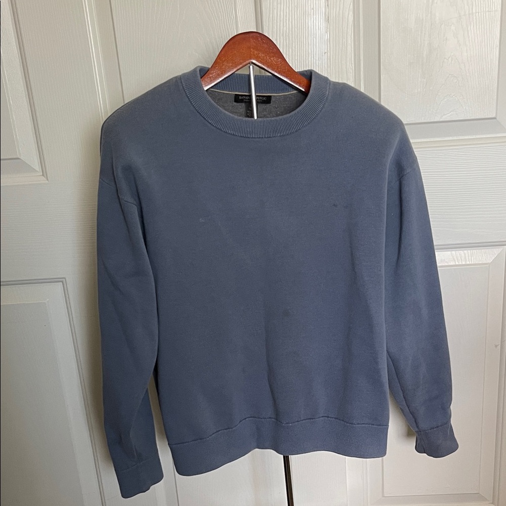 Banana Republic women's  Blue Crewneck Sweatshirt